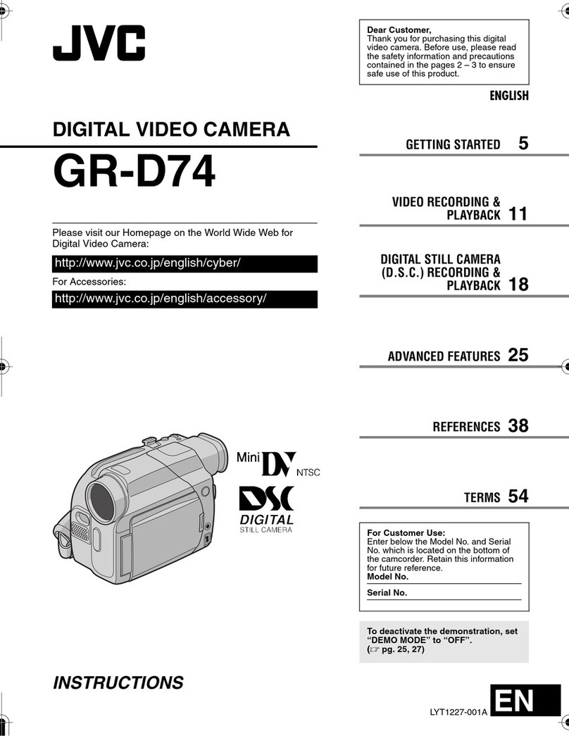 JVC GR-D74 User manual