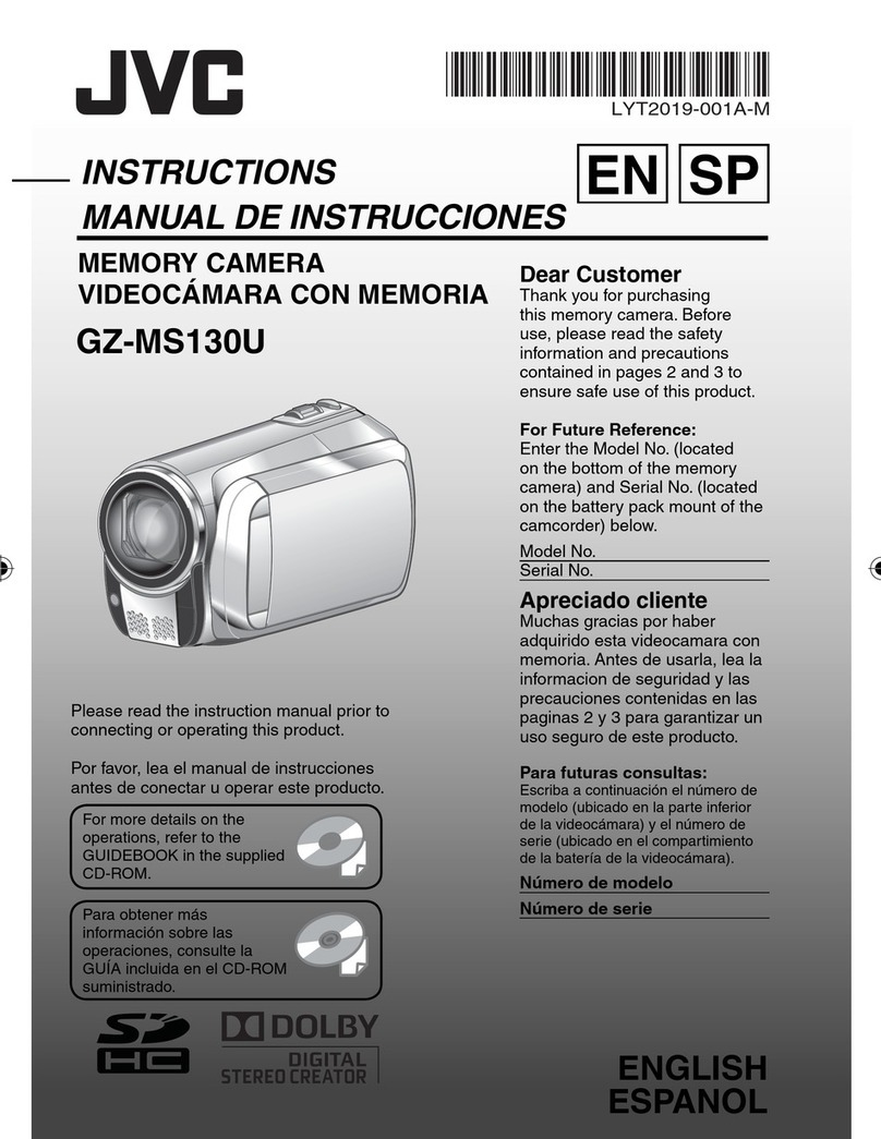 JVC Everio GZ-MS130U User manual