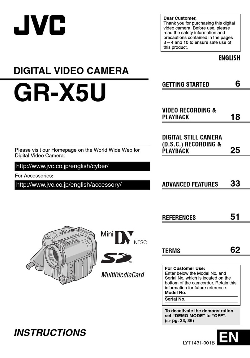 JVC GR-X5U User manual