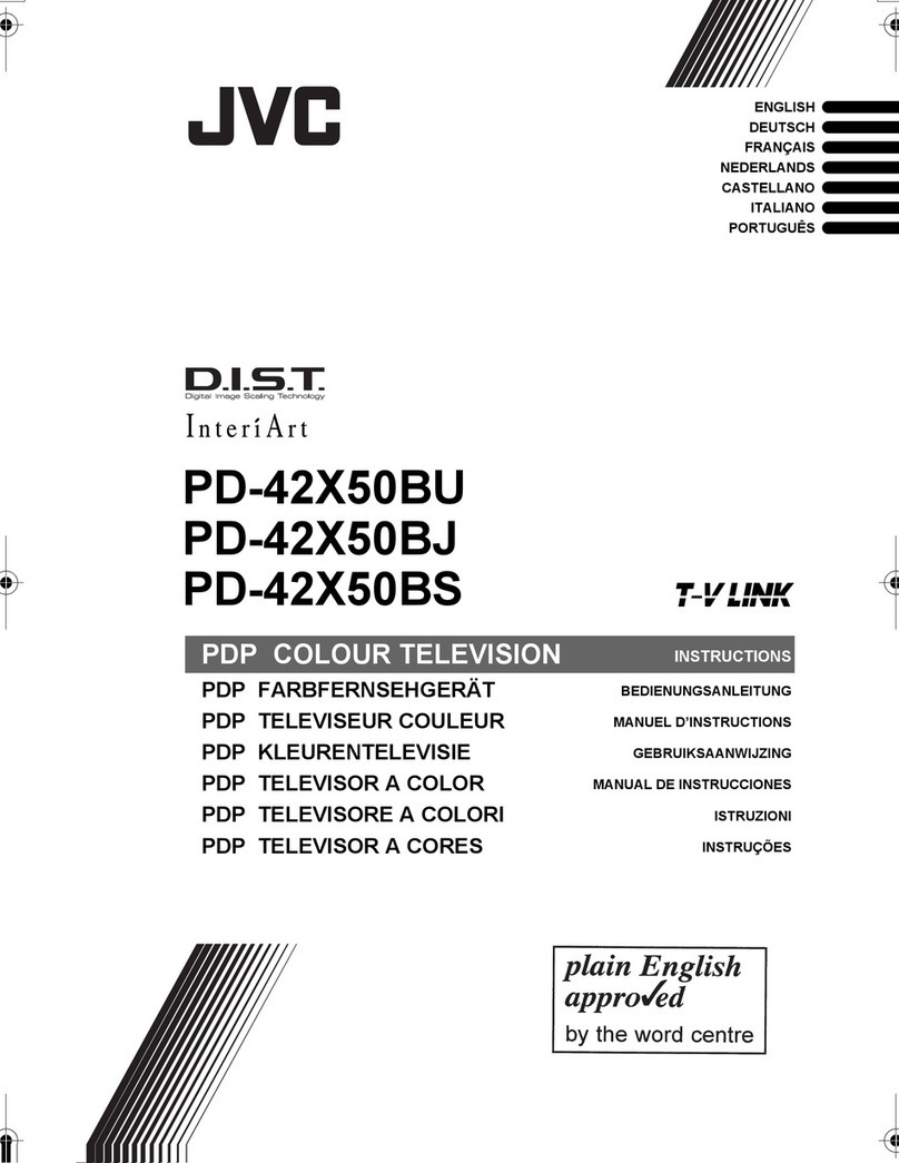 JVC InteriArt PD-42X50BU User manual