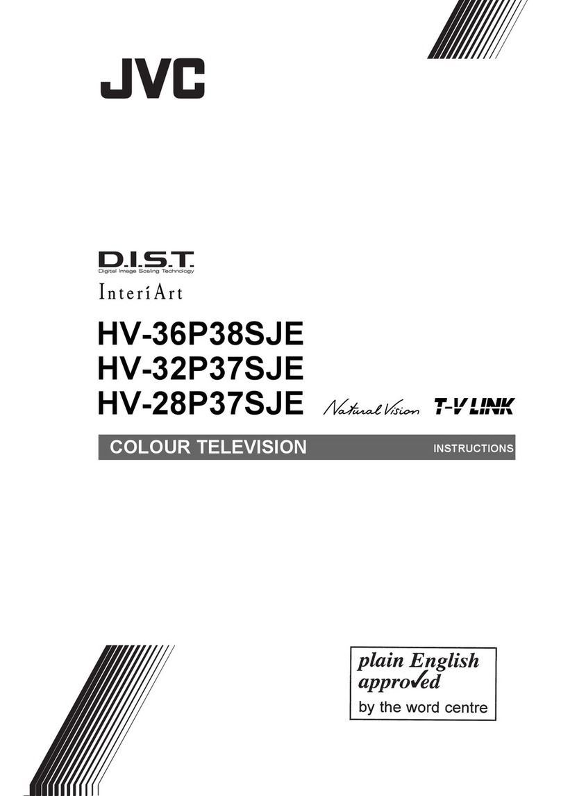 JVC InteriArt HV-36P38SJE instructions