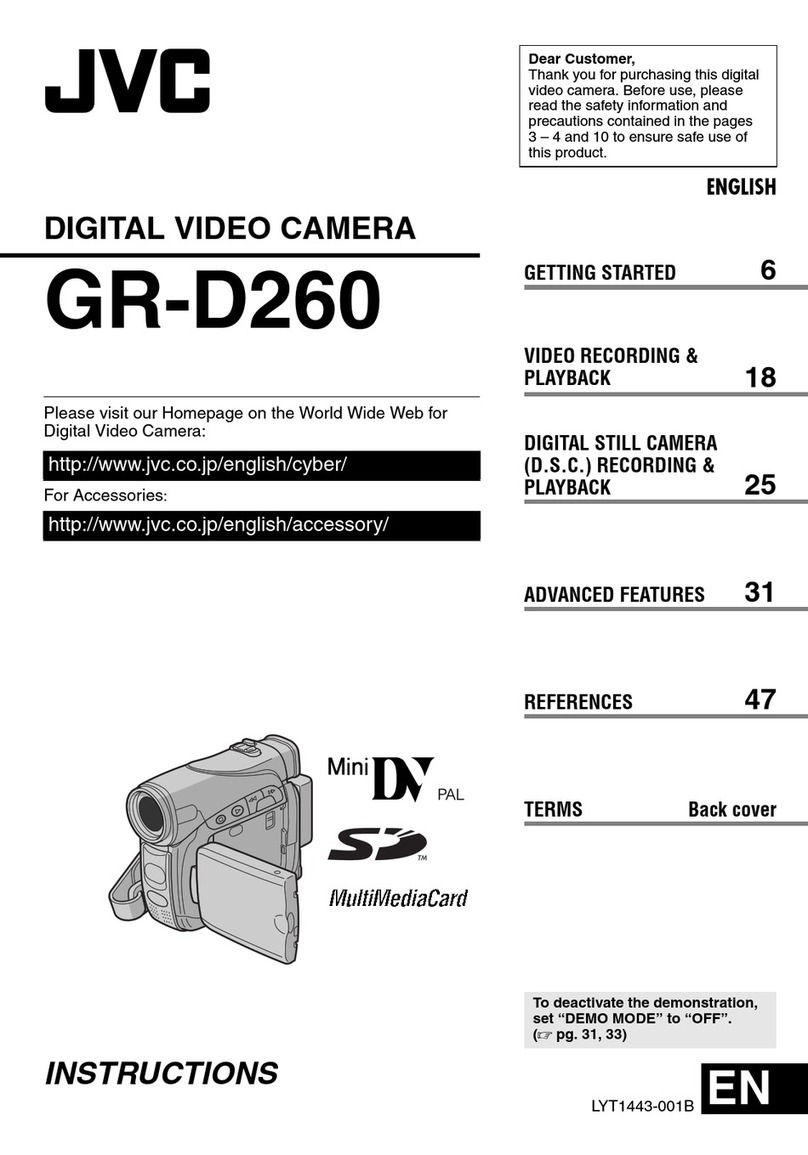 JVC GR-D260 User manual