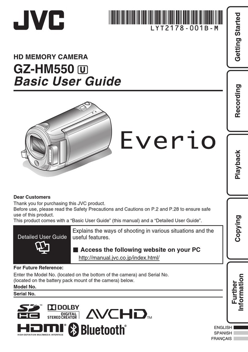 JVC EVERIO GZ-HM550 Quick manual