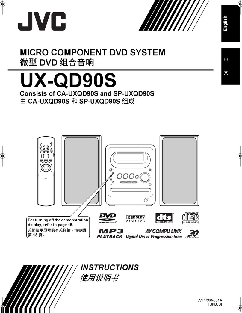 JVC UX-QD90S User manual