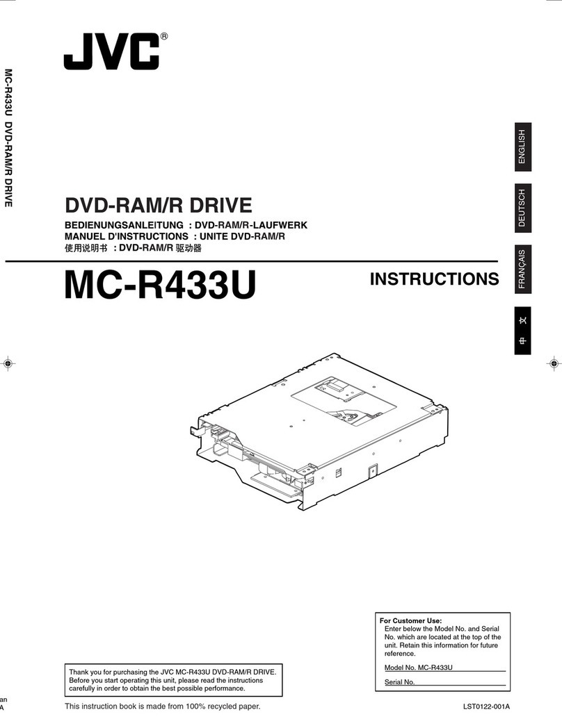 JVC MC-R433U User manual