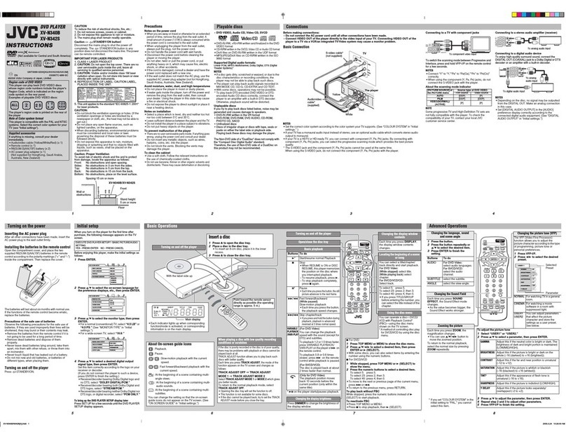 JVC XV-N340B instructions