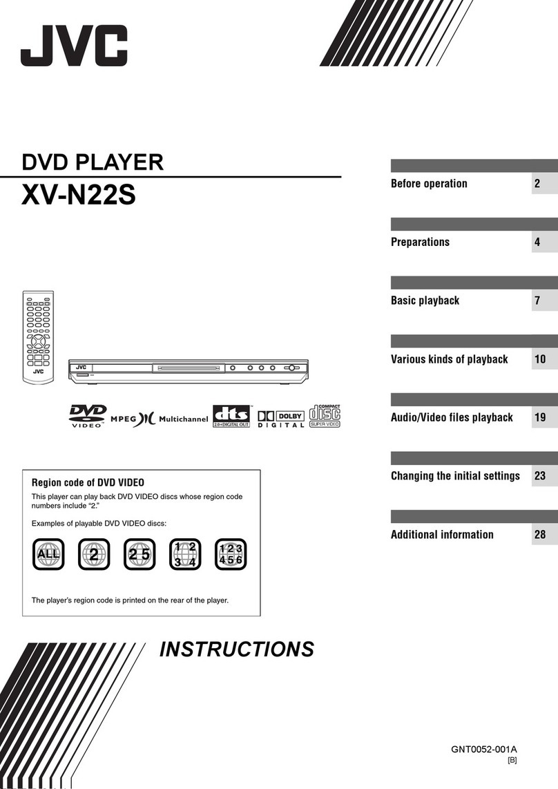 JVC XV-N22S User manual