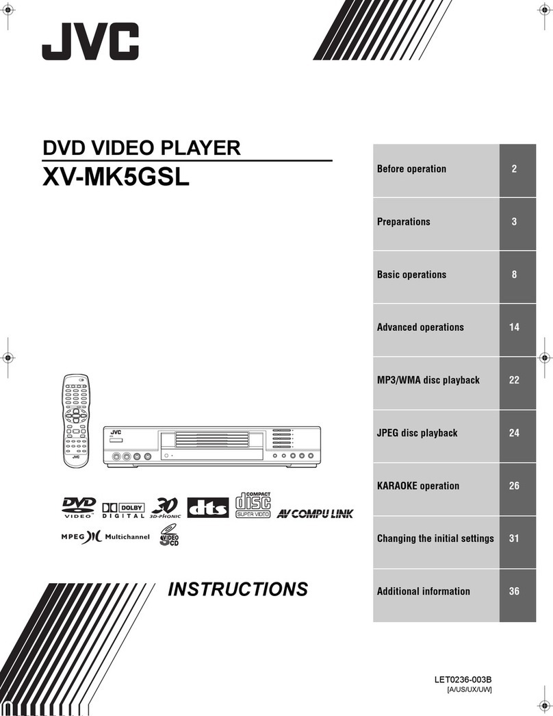 JVC XV-MK5GSL User manual