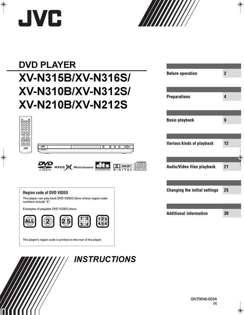 JVC XV-N210B User manual