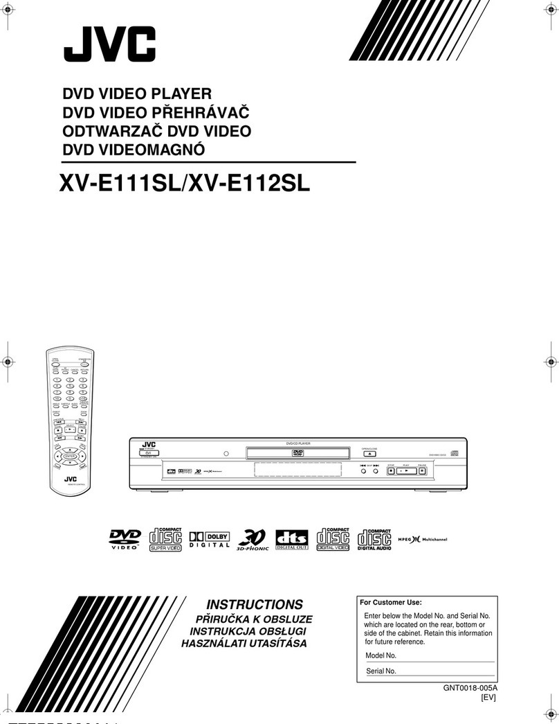 JVC XV-E111SL Manual
