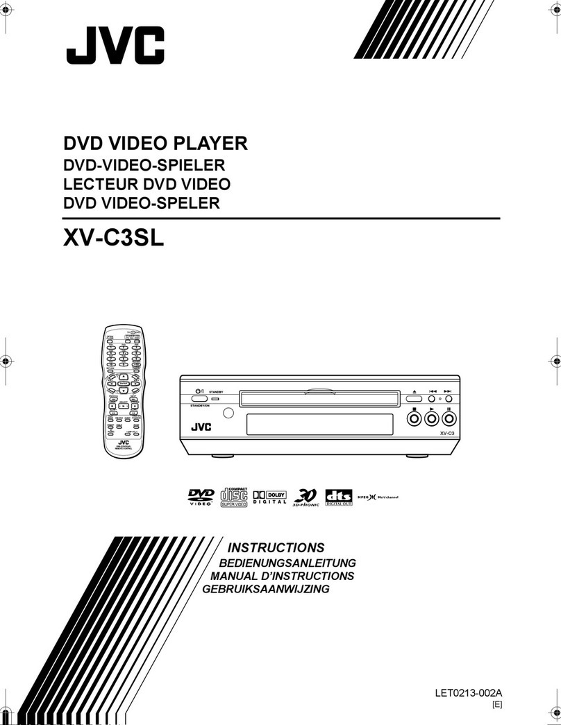JVC XV-C3SL Quick start guide