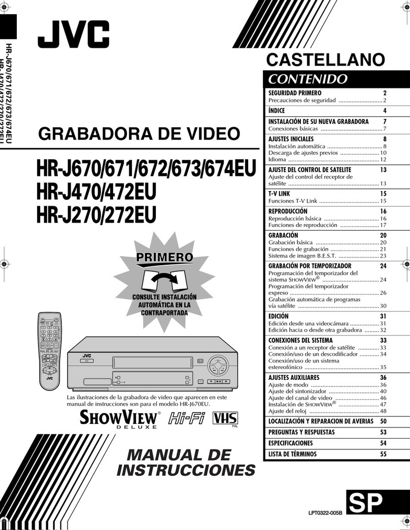 JVC HR-J272EU Setup guide