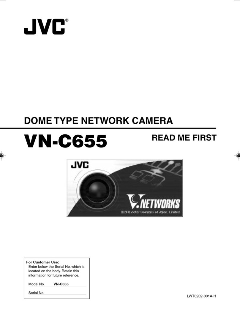 JVC VN-C655U - Network Camera Manual
