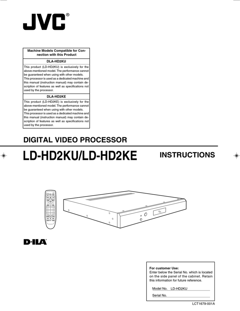 JVC D-ILA LD-HD2KE instructions