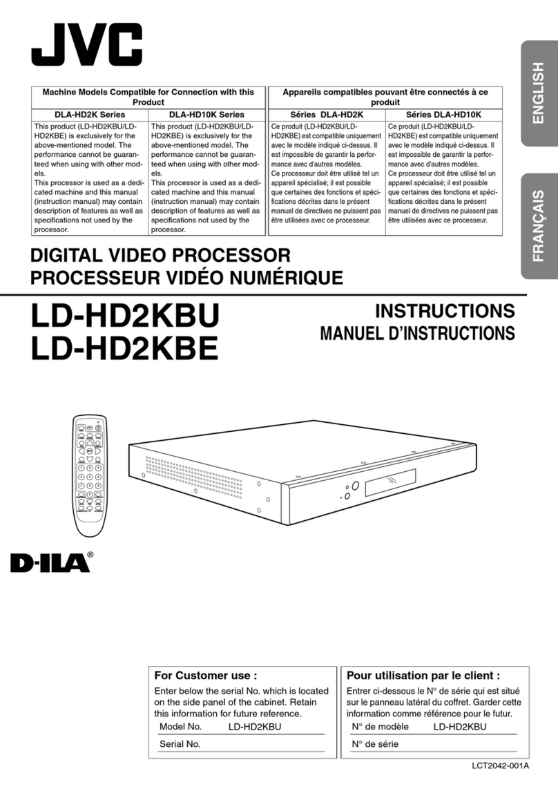 JVC D-ILA LD-HD2KBU User manual