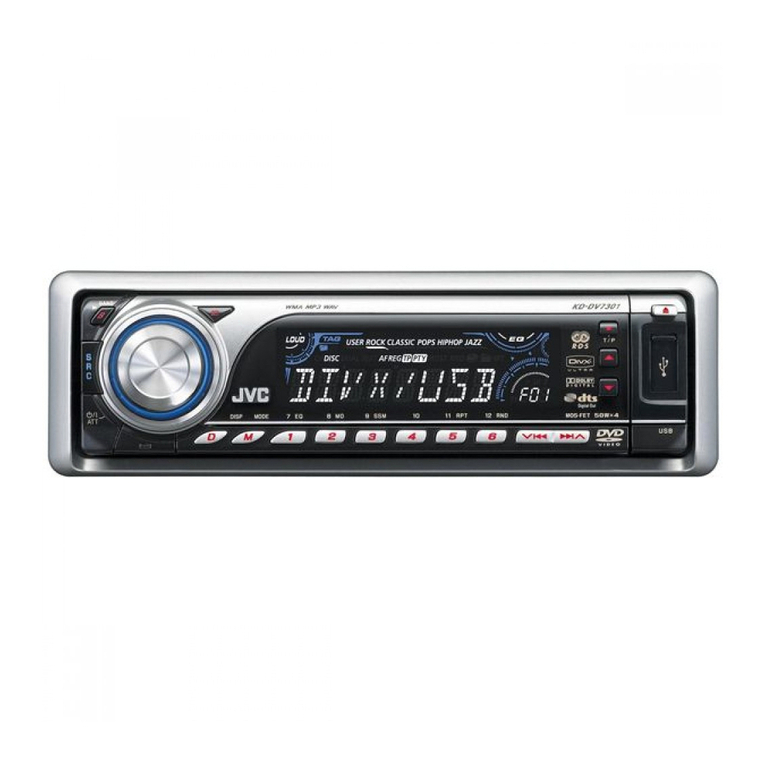 JVC KD-DV7301 Instruction Manual