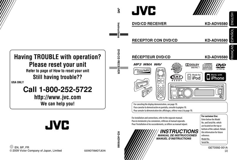 JVC KD-ADV6580 instructions