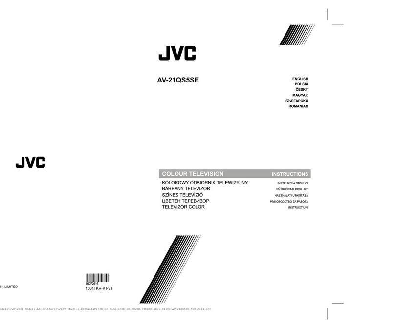 JVC AV-21QS5SE User manual