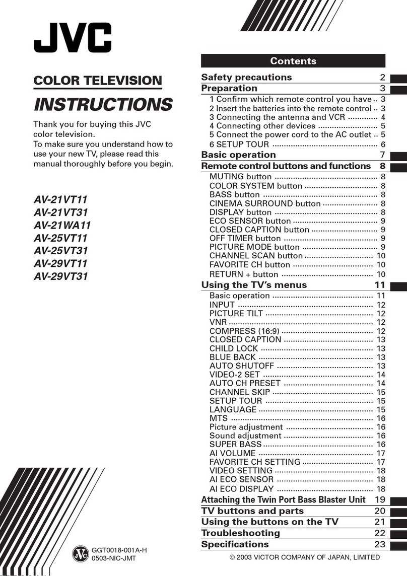 JVC AV-21VT11 User manual