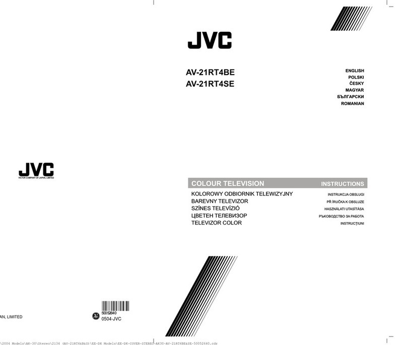 JVC AV-21RT4BE, AV-21RT4SE instructions
