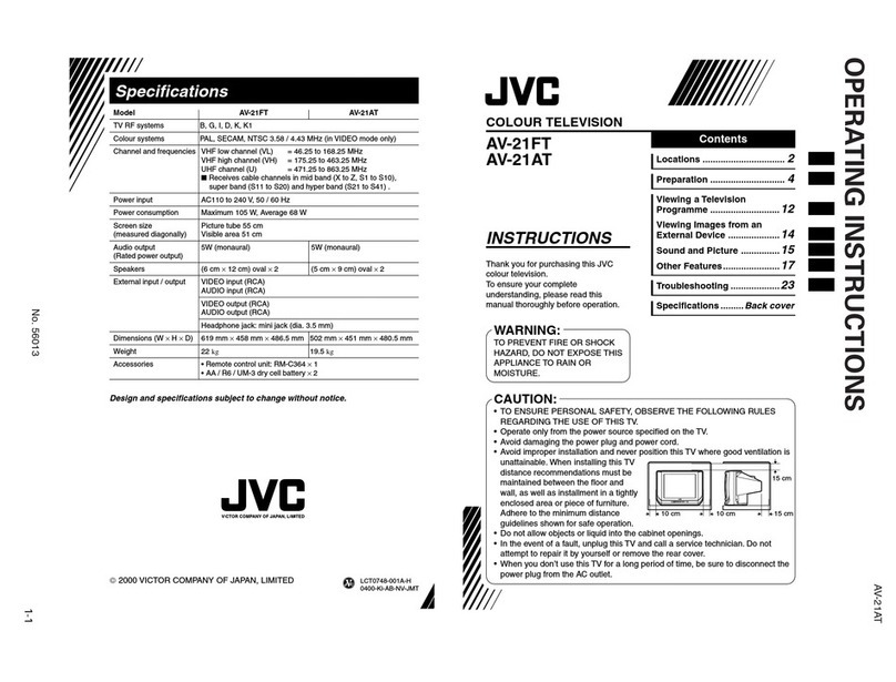 JVC AV-21AT User manual