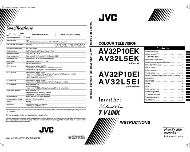 JVC AV32P10EK, AV32L5EK, AV32P10EI instructions