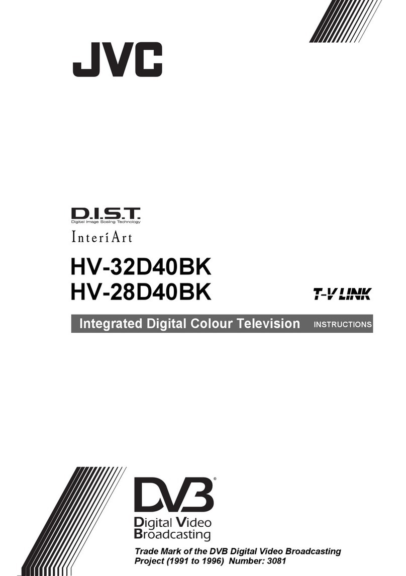 JVC InteriArt HV-28D40BK User manual