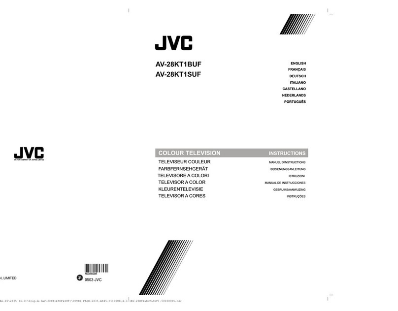 JVC AV-28KT1BUF instructions