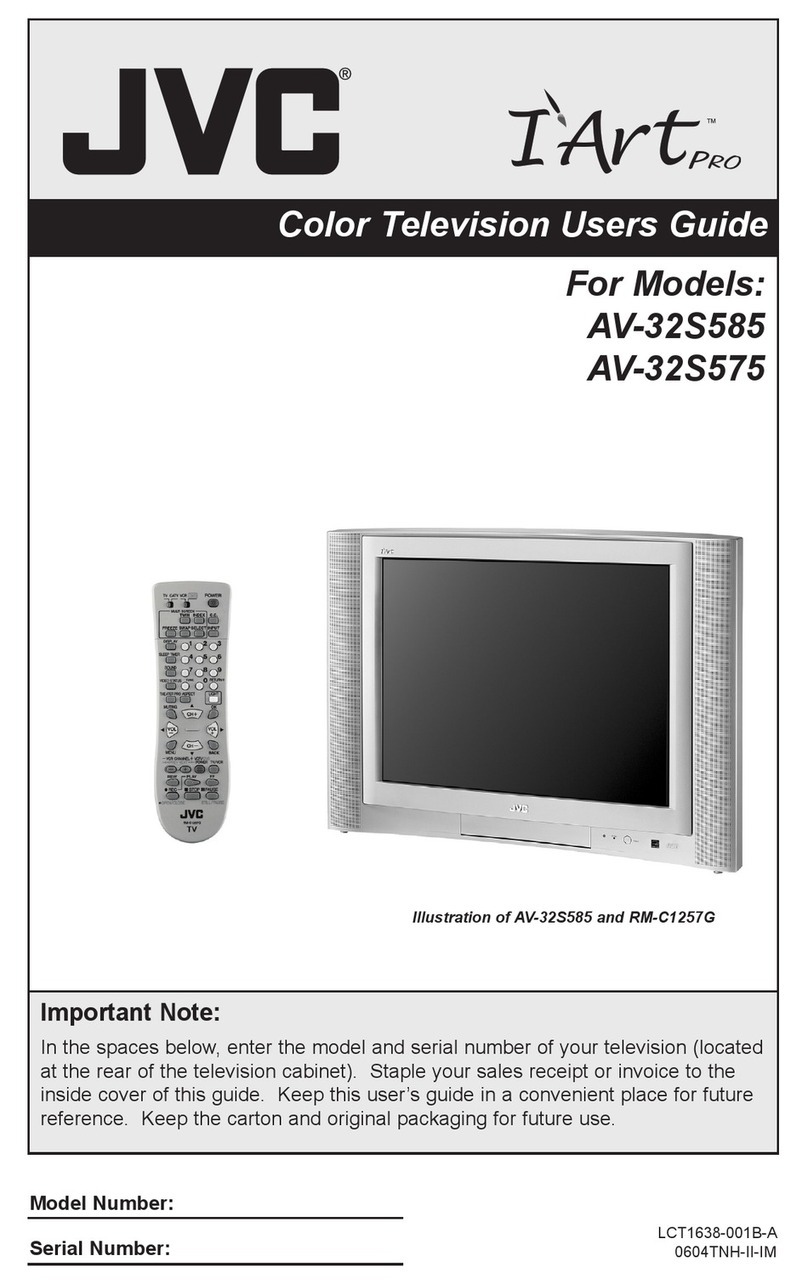 JVC AV-32S585 User manual