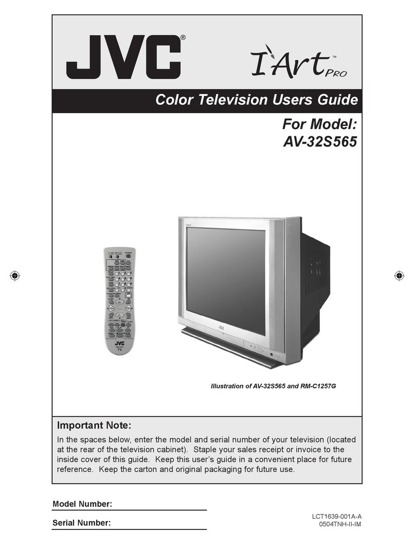 JVC I'Art Pro AV-32S565 User manual