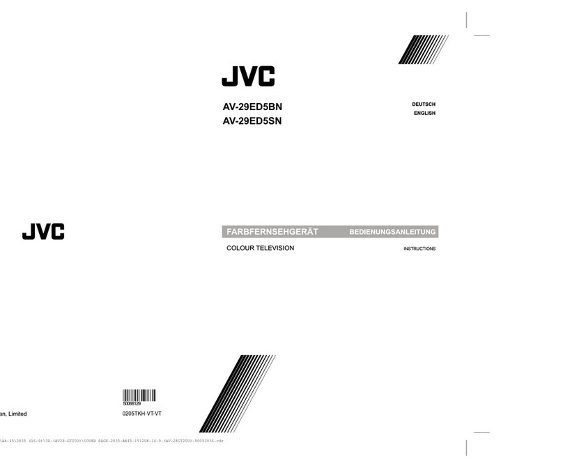 JVC AV-29ED5BN, AV-29ED5SN User manual