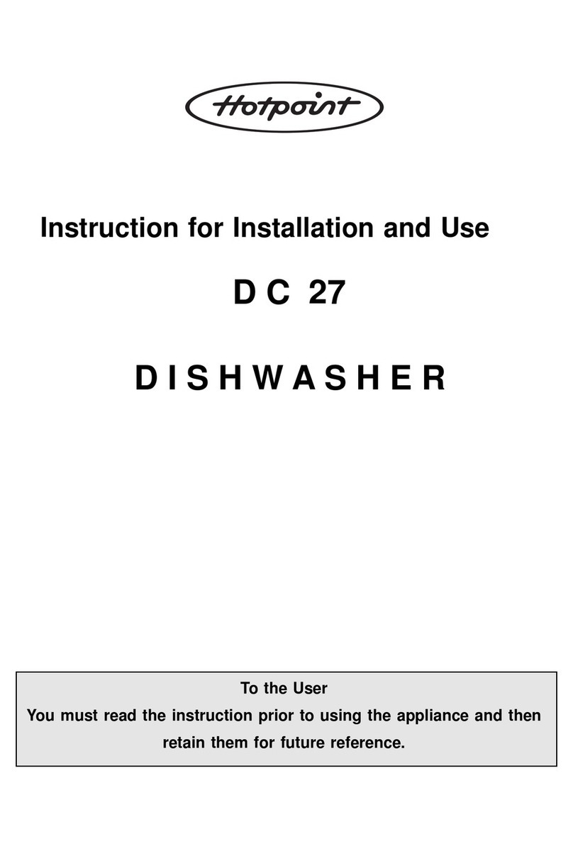 Hotpoint D C 27 User manual