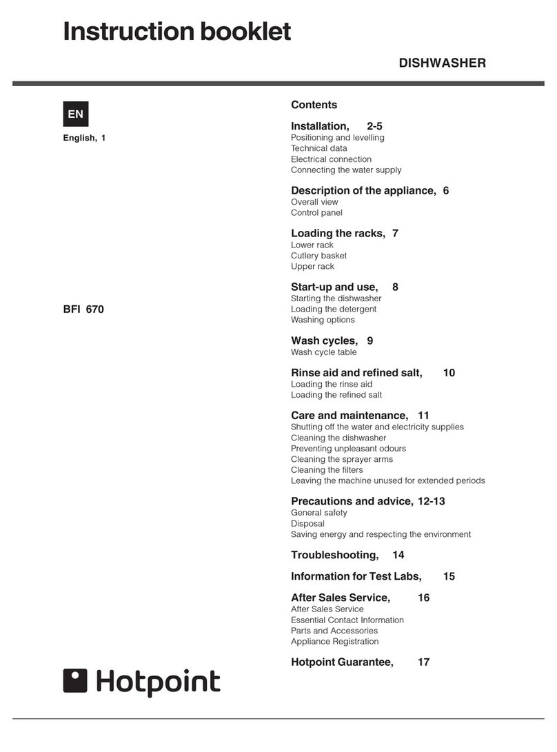 Hotpoint BFI 670 User manual Hotpoint BFI 670 User manual