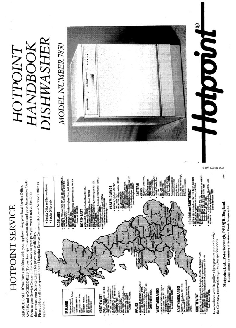 Hotpoint 7850 user manual