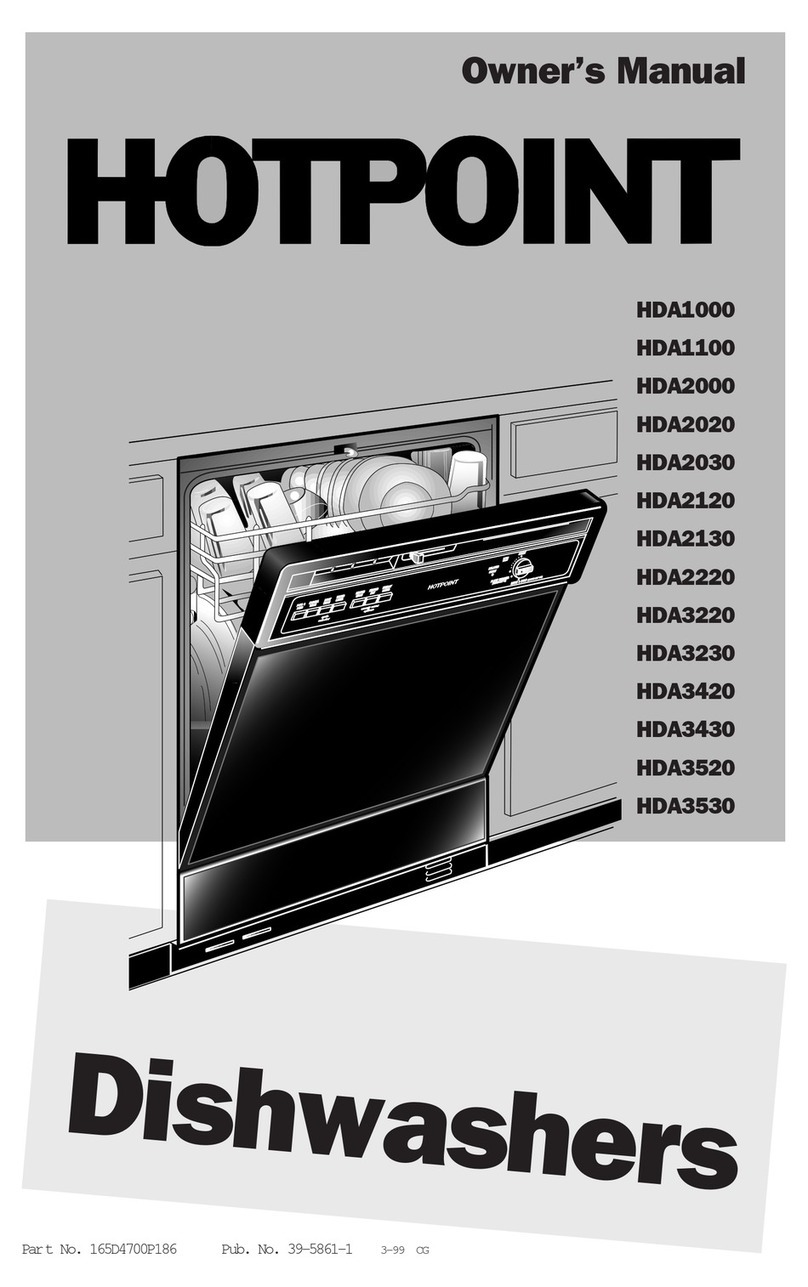 Hotpoint HDA3520 User manual