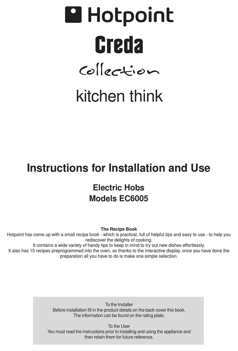 Hotpoint Creda EC6005 User manual