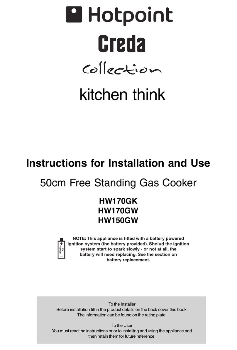Hotpoint HW150GW User manual