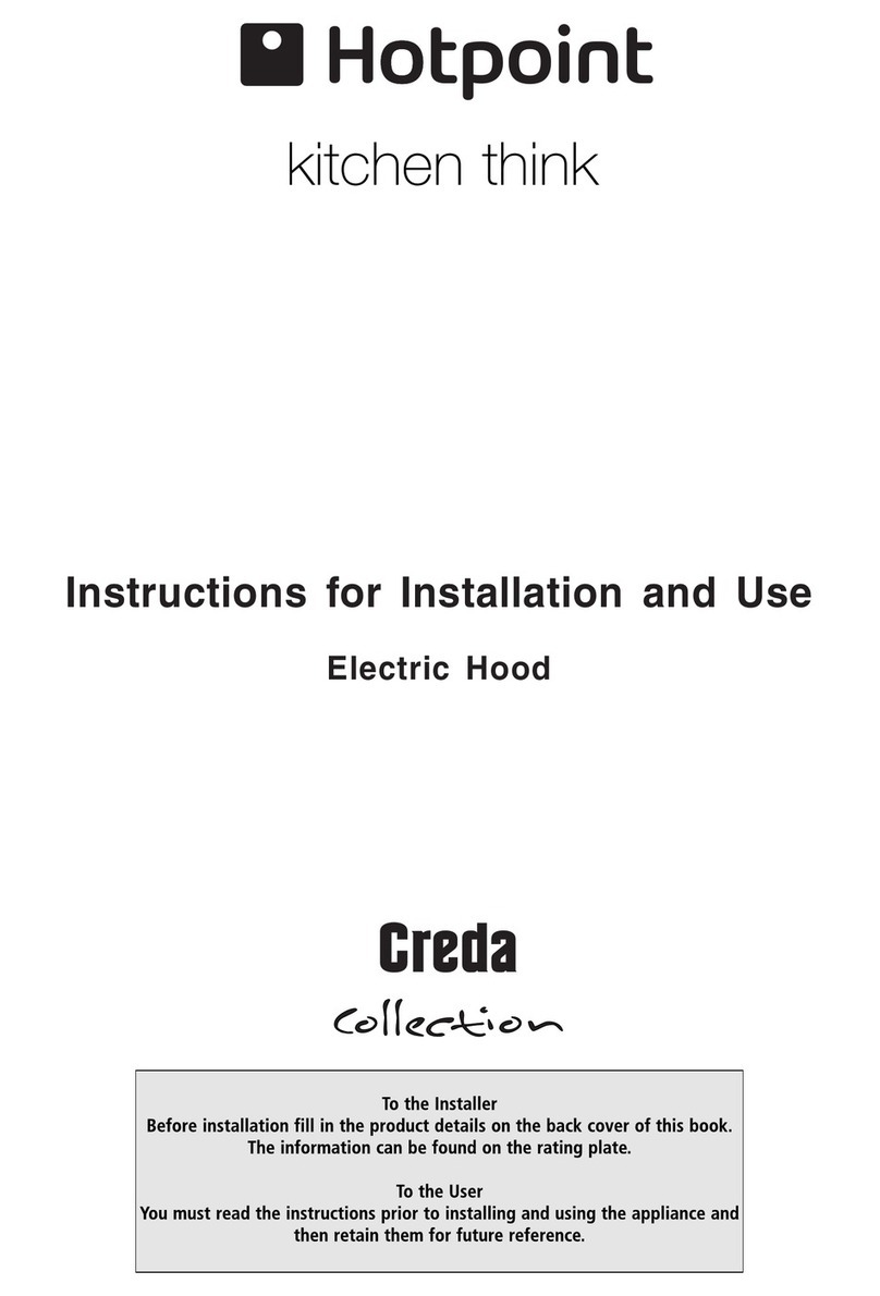 Hotpoint LI2I2A Instructions for installation and use