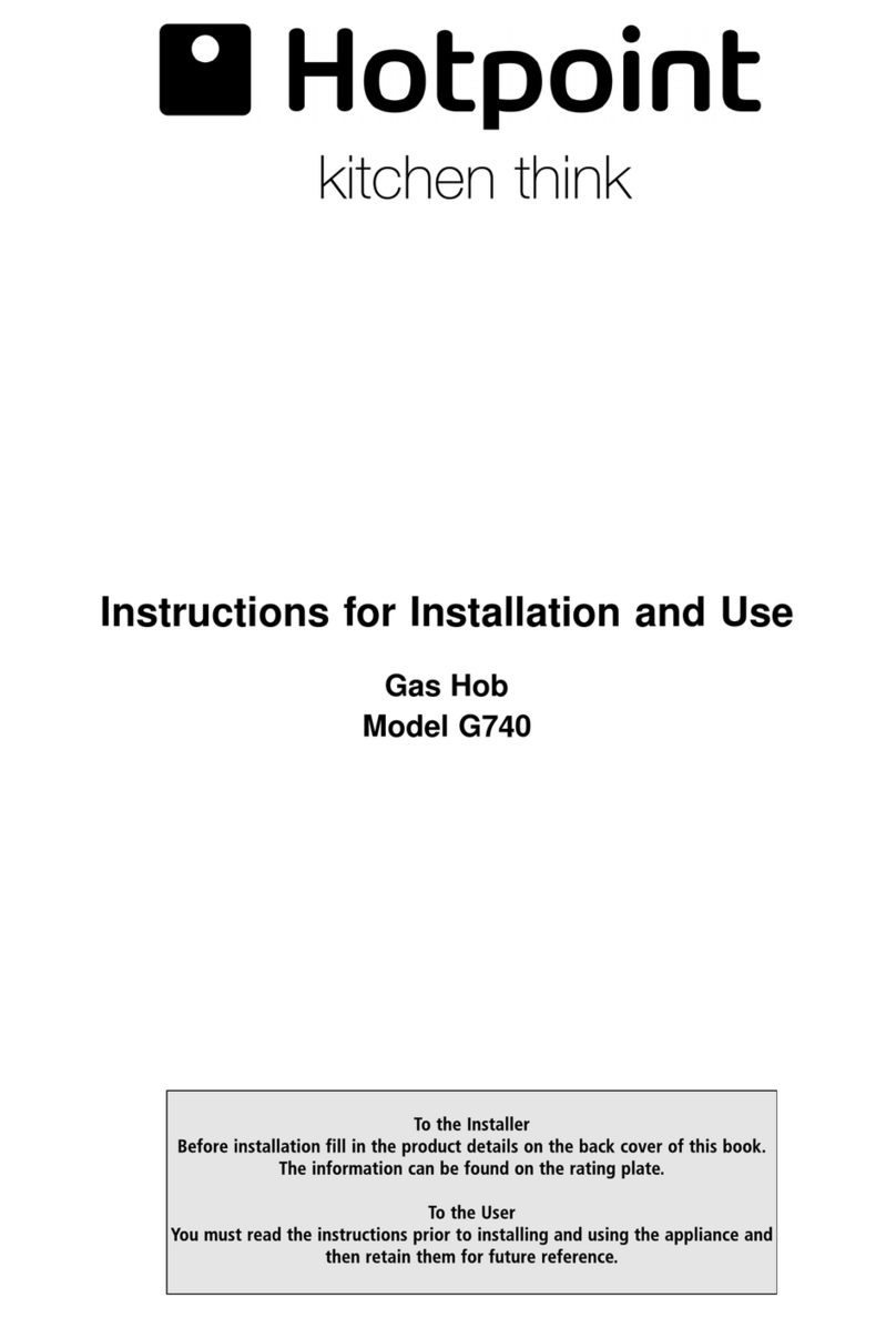 Hotpoint G740 User manual