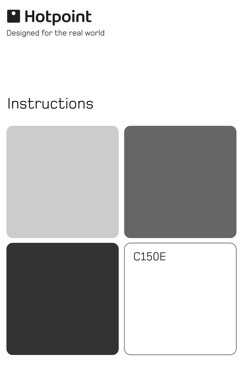 Hotpoint C150E User manual