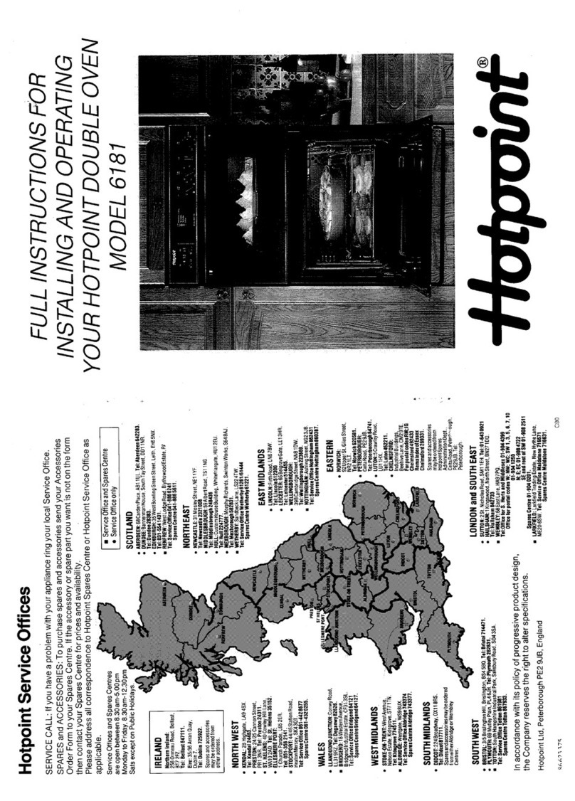 Hotpoint 6181 Instruction Manual