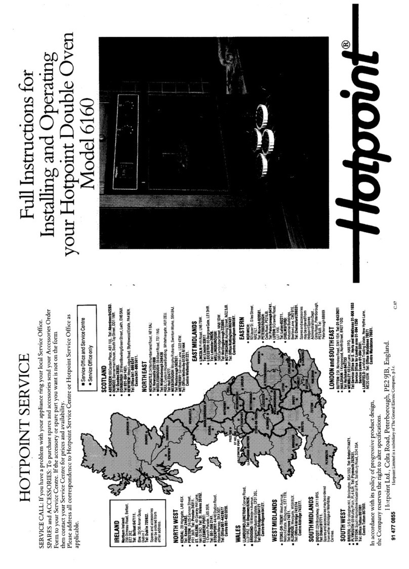 Hotpoint 6160 Instruction Manual