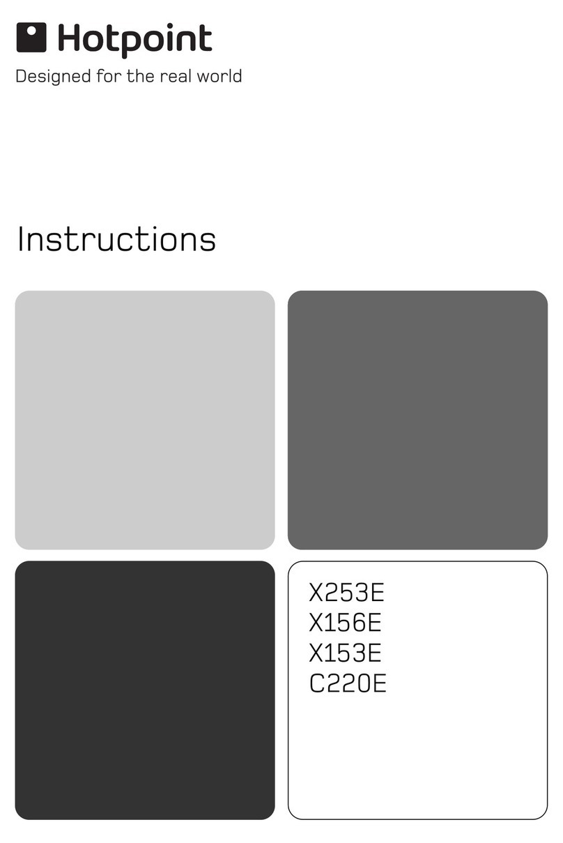 Hotpoint C220E instructions