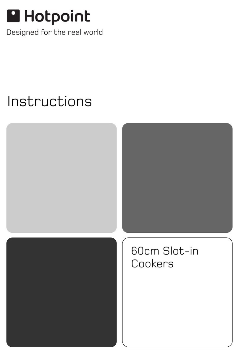 Hotpoint 61DC instructions