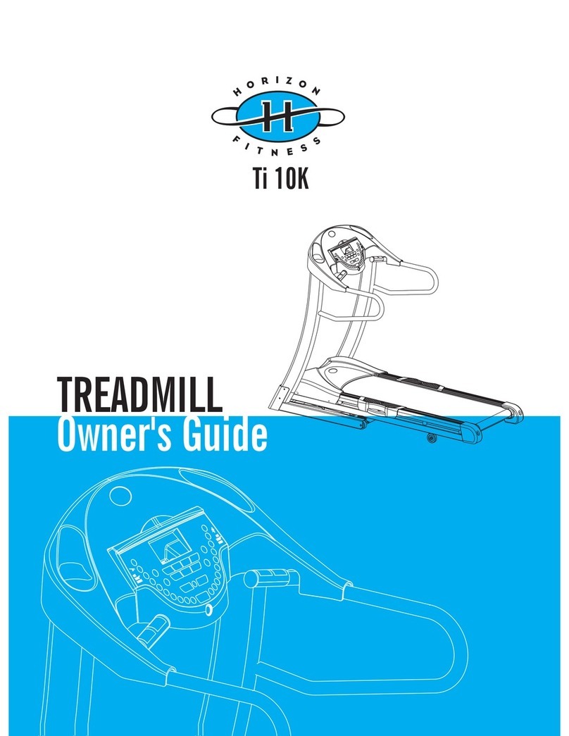 Horizon Fitness Ti 10K owner's guide