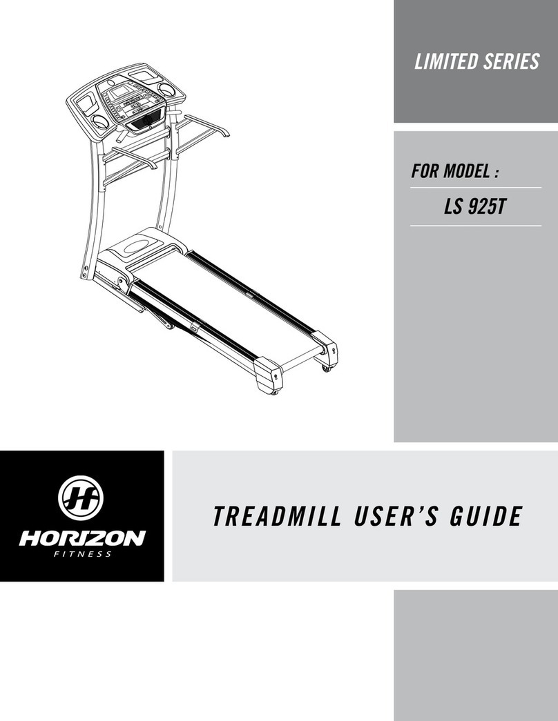 Horizon Fitness LS 925T LS 925T user guide