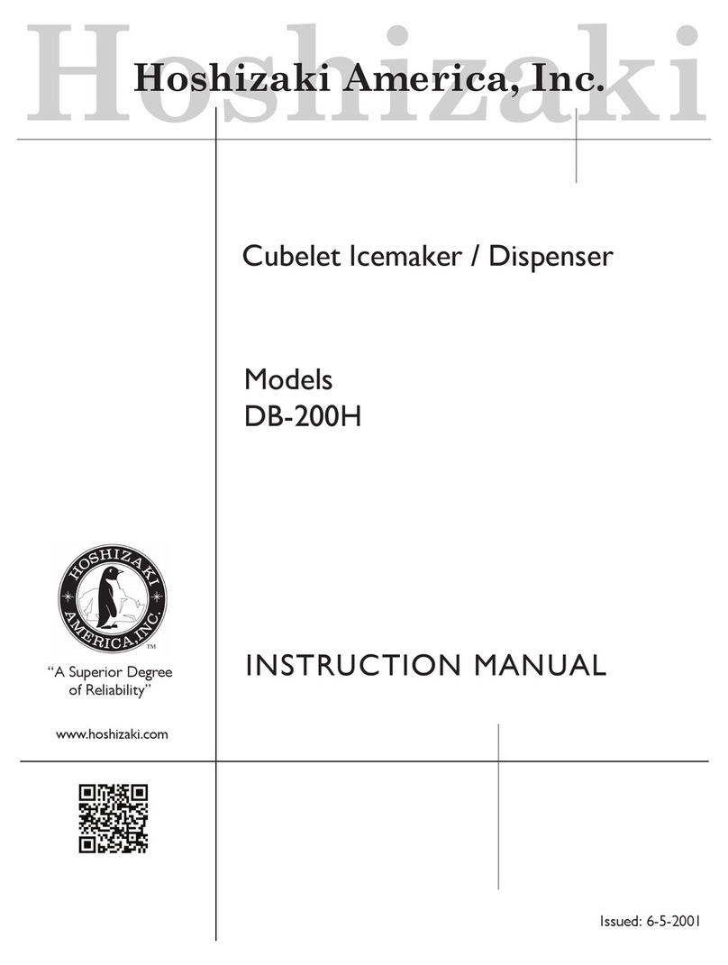 Hoshizaki DB-200H User manual