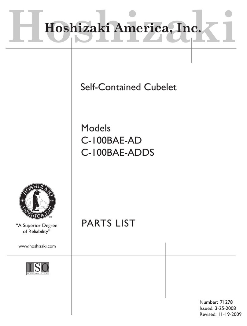 Hoshizaki C-100BAE-AD User manual