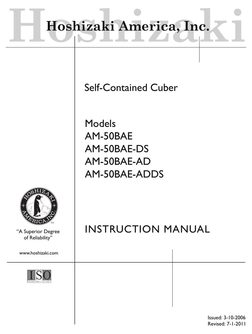 Hoshizaki AM-50BAE-AD User manual Hoshizaki AM-50BAE-AD User manual