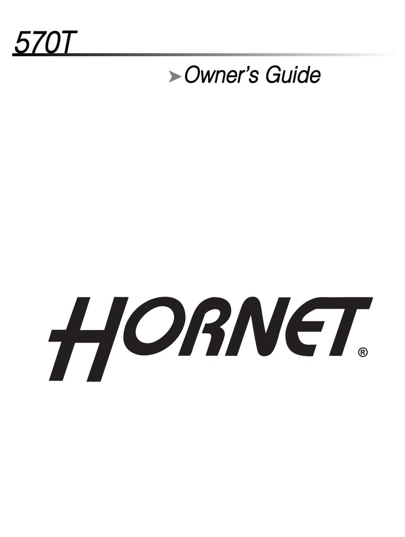 Hornet 570T owner's guide